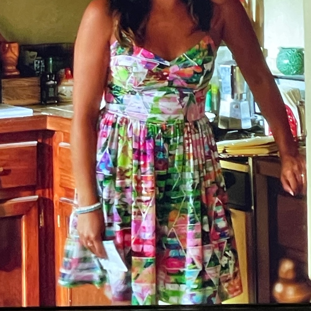 Amanda uprichard petite floral dress!